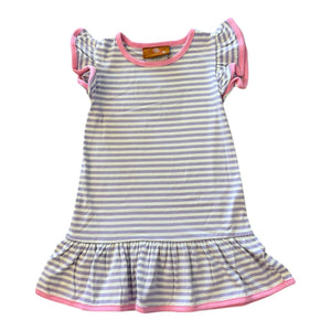 strapless open back dress Purple Khloe Dress – Sprout Kids