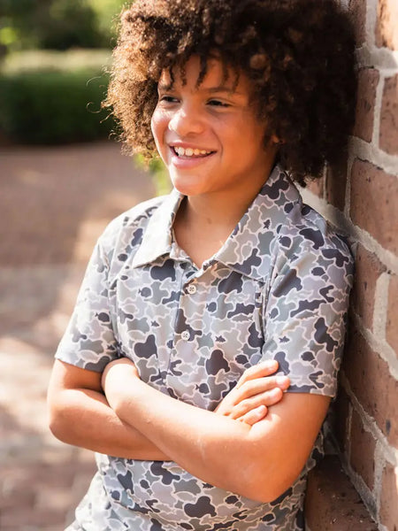 Signature Camo Boys Polo