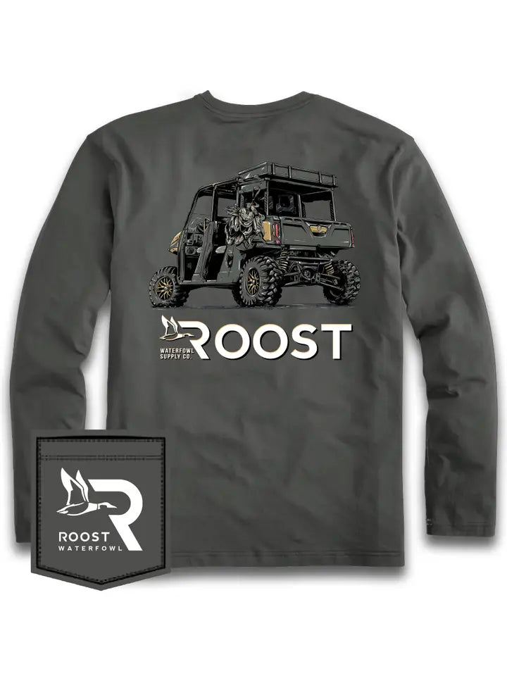 Roost Side By Side Duck Hunting LS Shirt