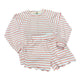 Long Sleeve Persimmon Striped Short Set