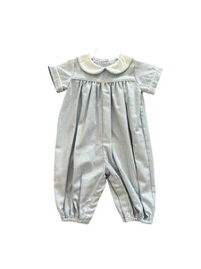 Blue Check Ox Long Bubble