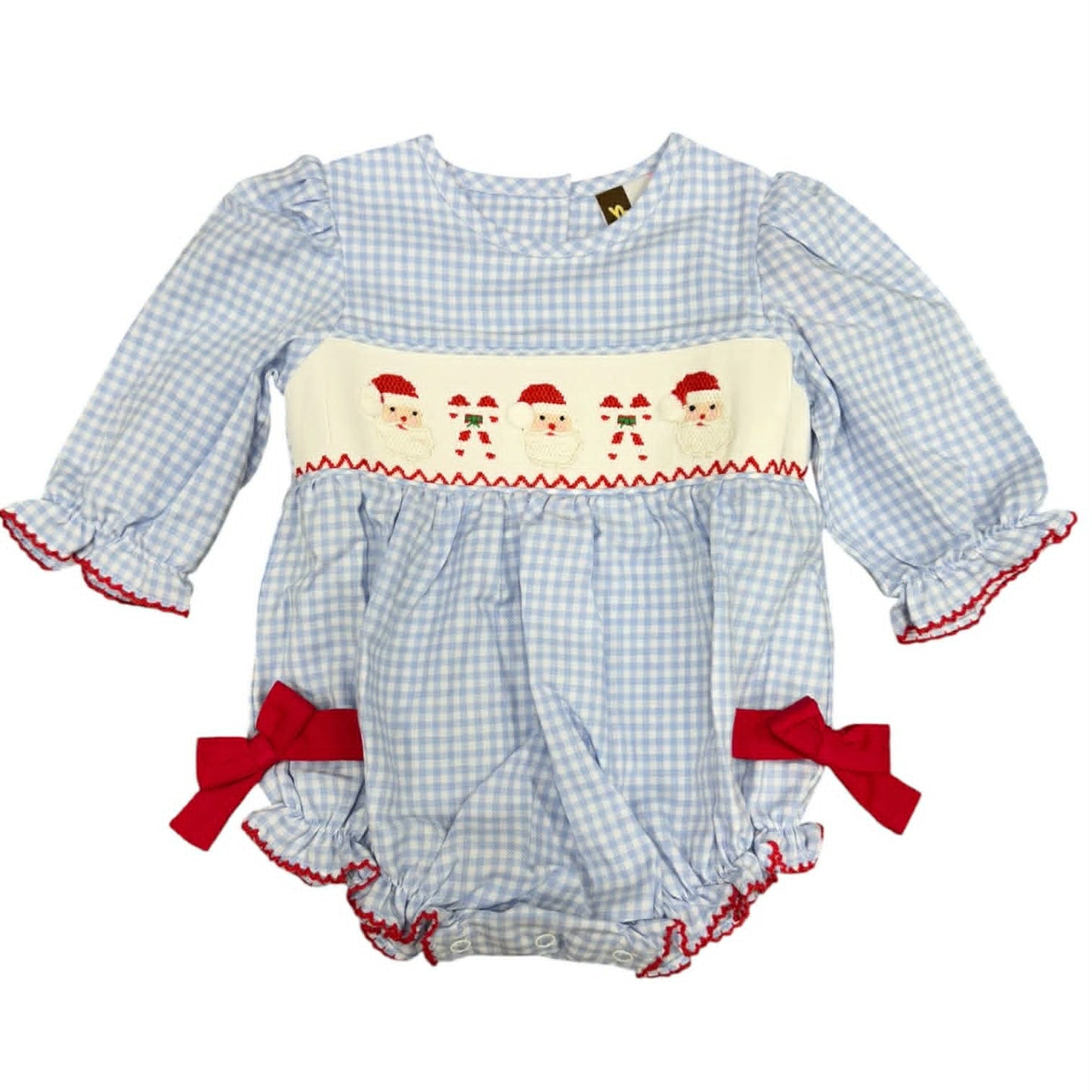 Ho Ho Ho Smocked Bubble