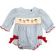 Ho Ho Ho Smocked Bubble