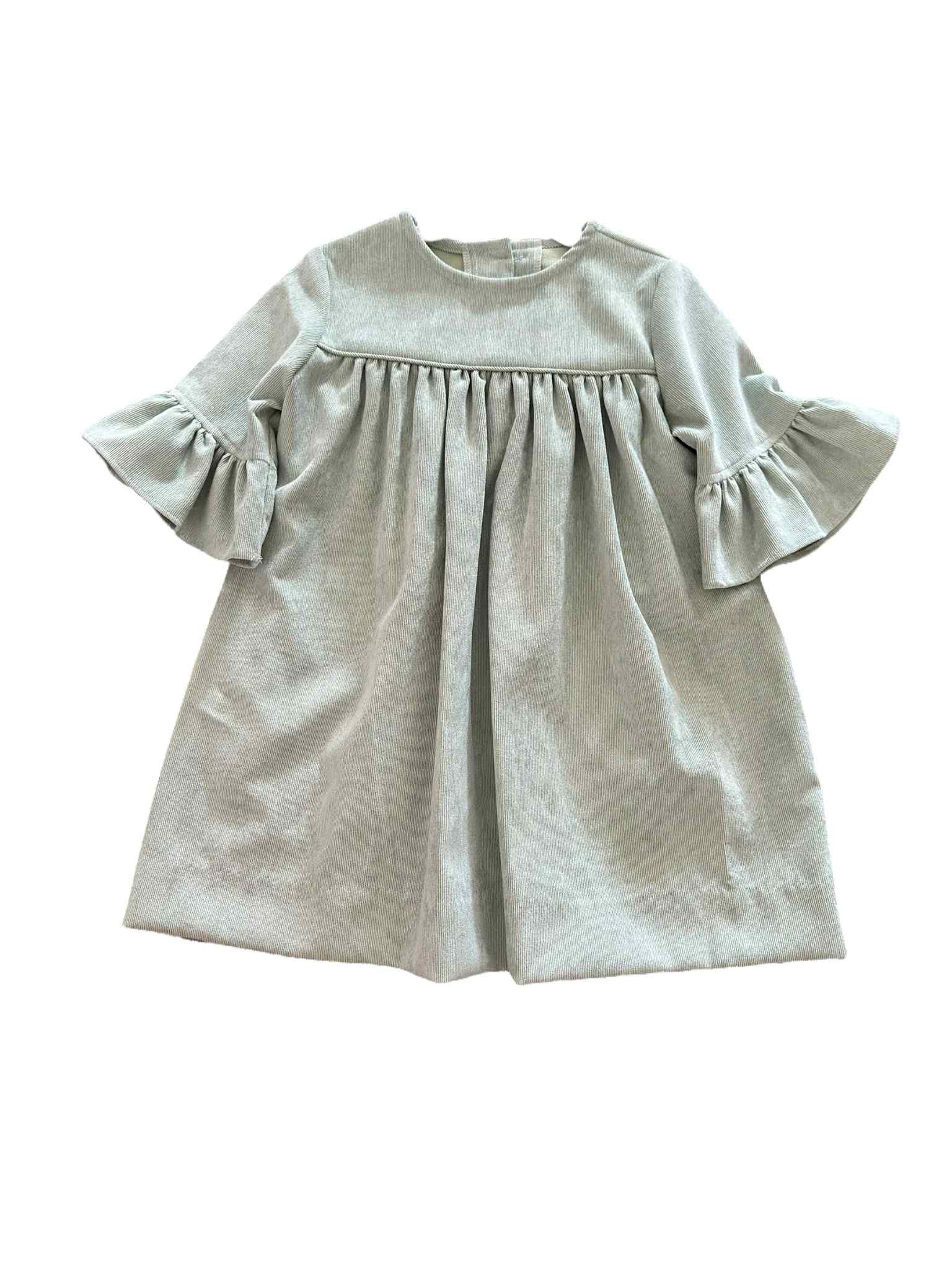 Sage Green Cord Dress