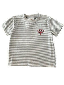 Grey Stripe Elephant Tee