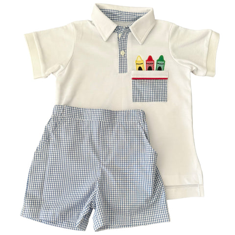 Crayon Polo Set