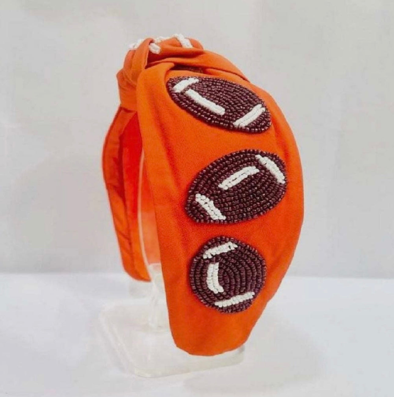 Orange Football Headband