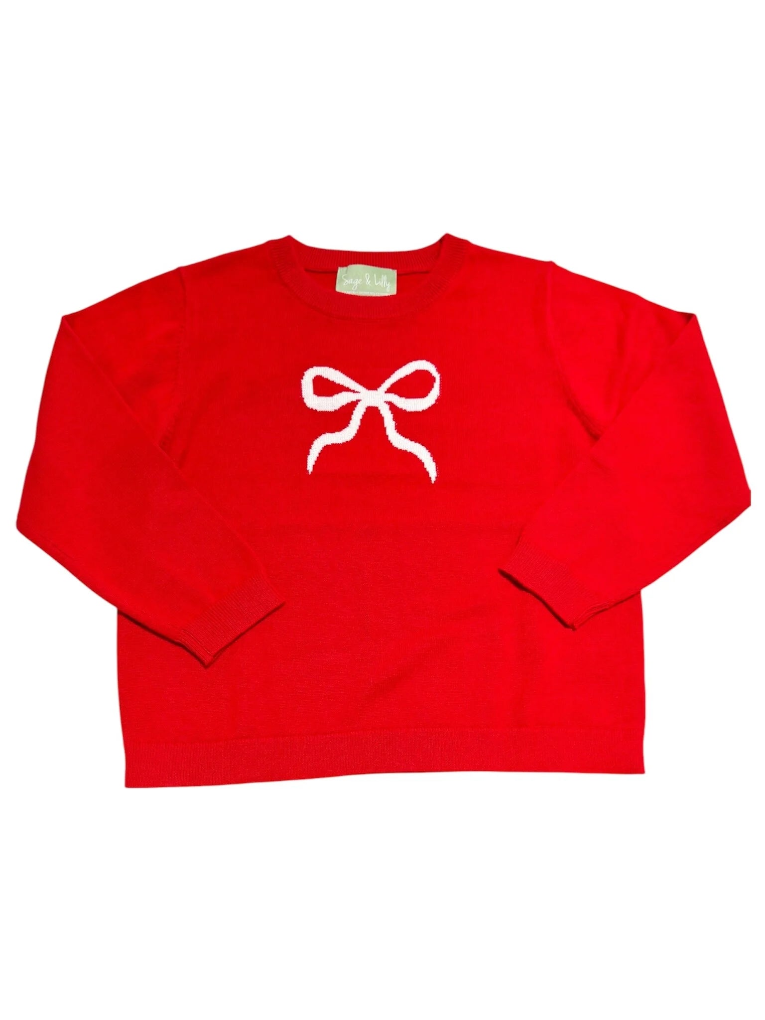 Red Bow Sweater