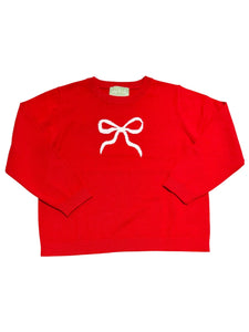 Red Bow Sweater