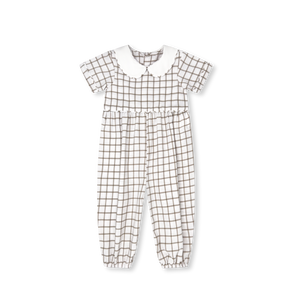 King Street Windowpane Rover Romper