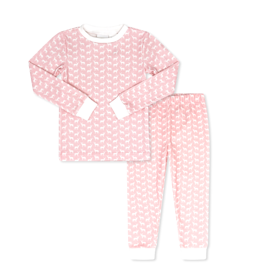 My Deer Pink Sweat Pea PJ Set