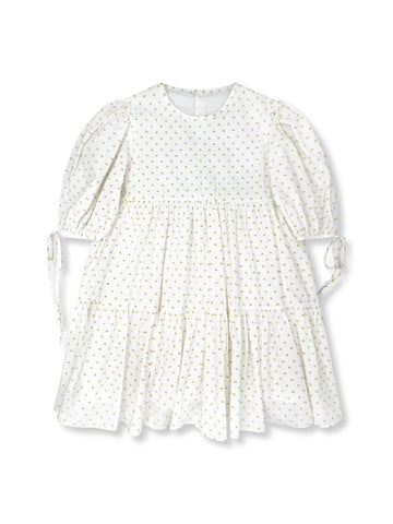 Marigold Swiss Dot Beth Dress