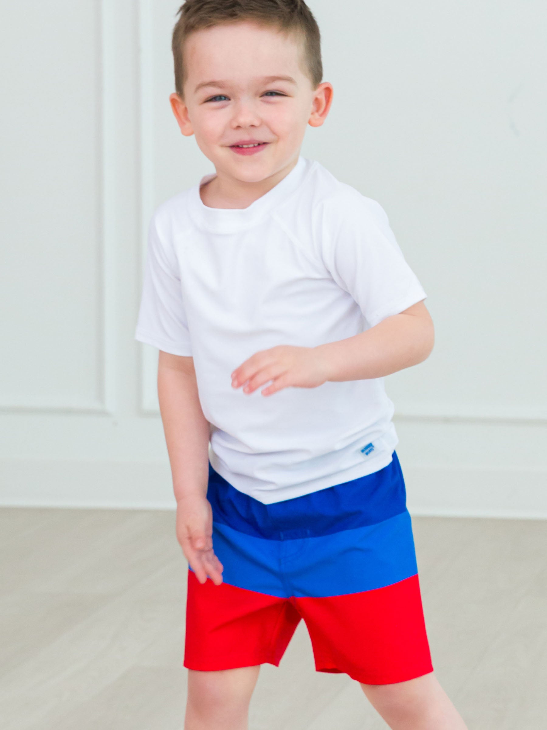 Liberty Colorblock Swim Trunks
