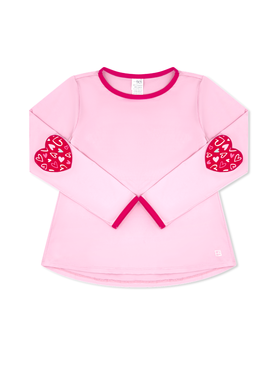 Pink Promise Elbow Patch Kylie Tee