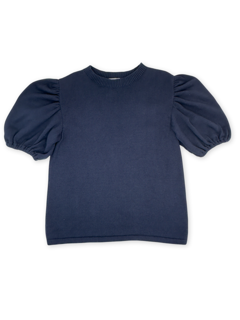 Jane Navy Blouse