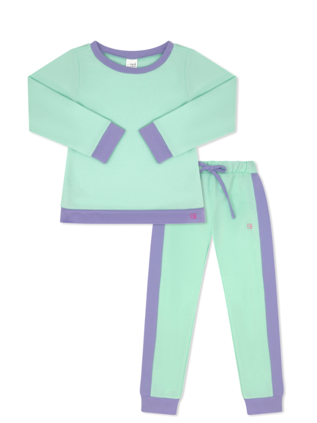 Selena Cool Mint Jogger Set