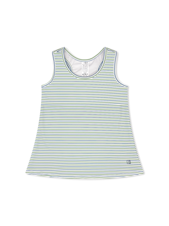 Pistachio Green Stripe Rory Tank