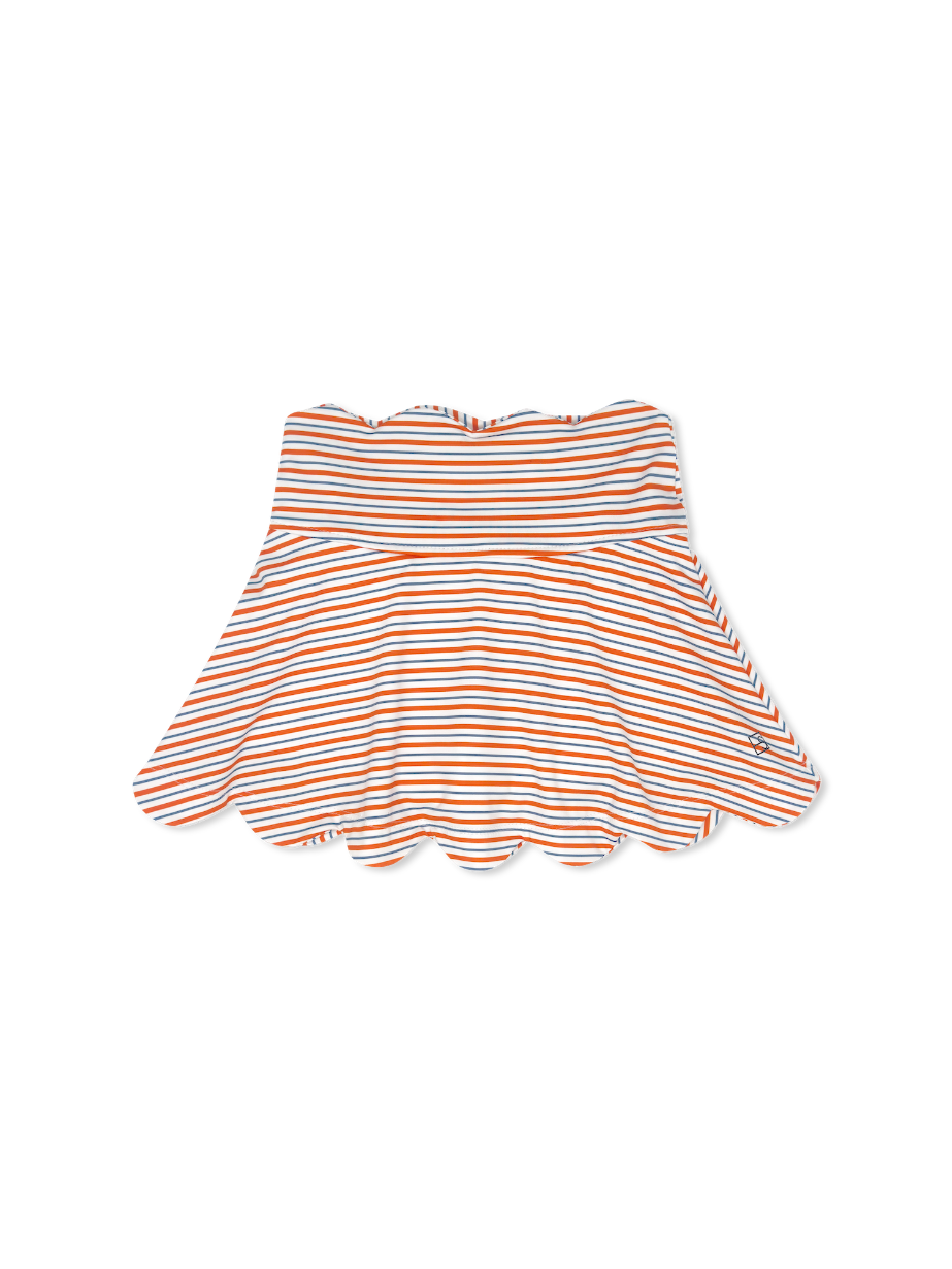 Orange Spice Striped Zoe Skort
