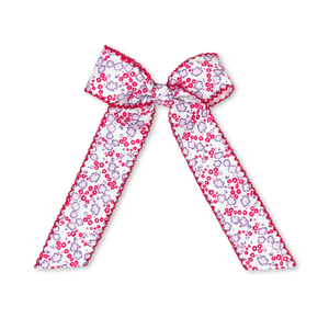 Sweet Pea Floral Lola Long Bow