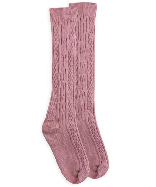 Cableknit Knee High Socks