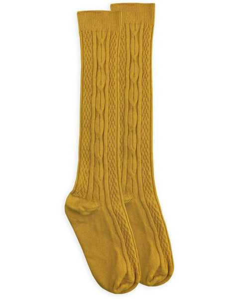 Cableknit Knee High Socks