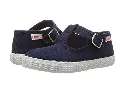 Navy Blue T-Strap Cienta