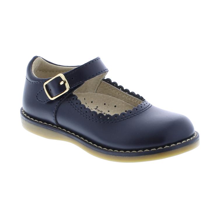 Footmates Allie Navy Mary Jane Sprout Kids