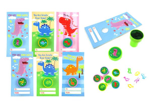 Dinosaur Stamper and Card Set