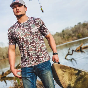 Men's Dry-fit Camo Short Sleeve