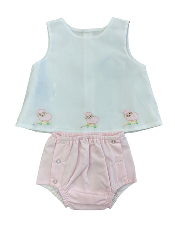 Little Lambs Diaper Set