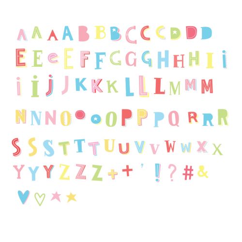Lovely LightBox Letter sets